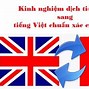 Dấu Hiệu Nhận Biết Dịch Sang Tiếng Anh