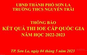 Kết Quả Thi Ioe Quốc Gia 2024