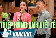 Thiệp Hồng Viết Tên Anh Karaoke Song Ca